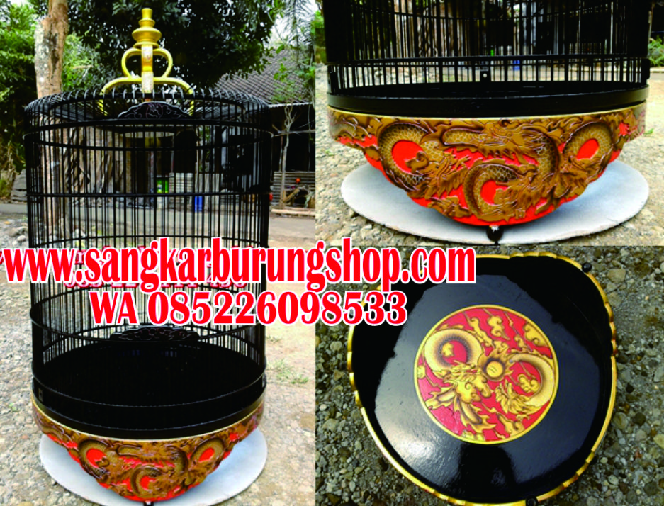 Sangkar Murai Ukiran Naga