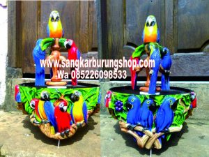 Tebok Love Bird 3D Ukiran Burung Lb