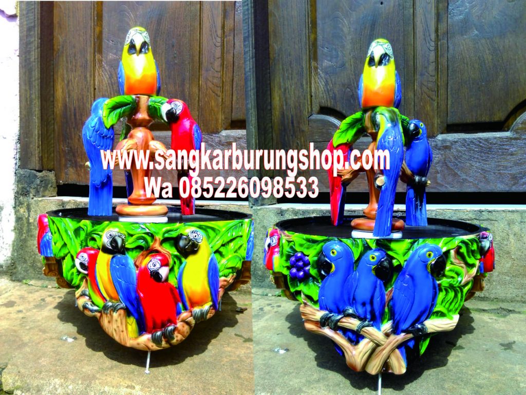 Tebok Love Bird 3D Ukiran Burung Lb SANGKAR BURUNG SHOP