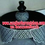Tebok Ukiran Batik Silver