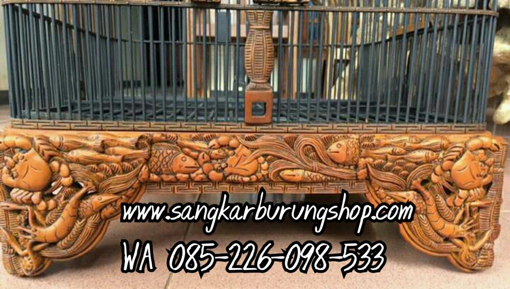 Sangkar Ukir Cucak Ijo Oval Sea Food