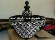 Tebok Lovebird Ukir Cukit Batik