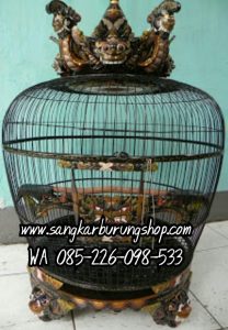 Sangkar Ukir Perkutut Leak Barong