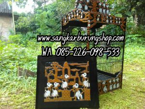 Sangkar Ukir Wayang Kotak