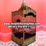 Sangkar Burung Ukir Kacer Relief Jepara