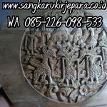 Tebok Lovebird Ukir Wayang 3D