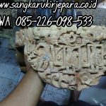 Tebok Lovebird Ukir Wayang 3D