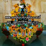 Tebok Lovebird Ukir Wayang 3D