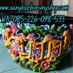 Sangkar lovebird Ukir 3d