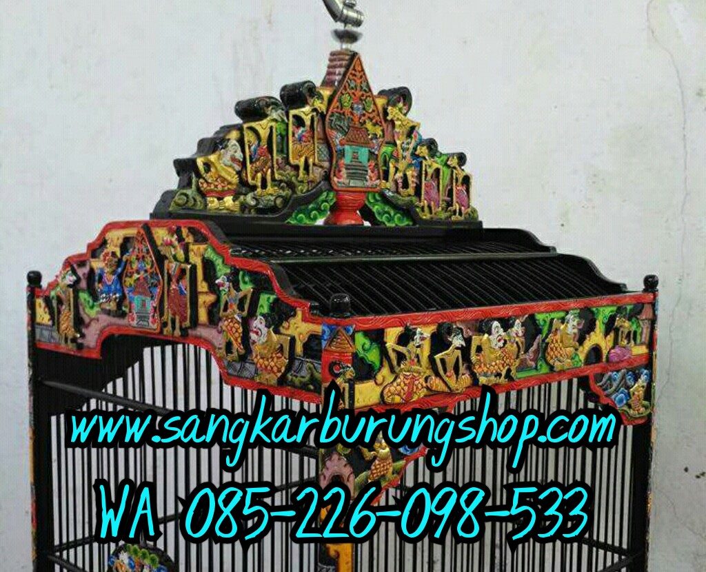 Sangkar Burung Kacer Ukir