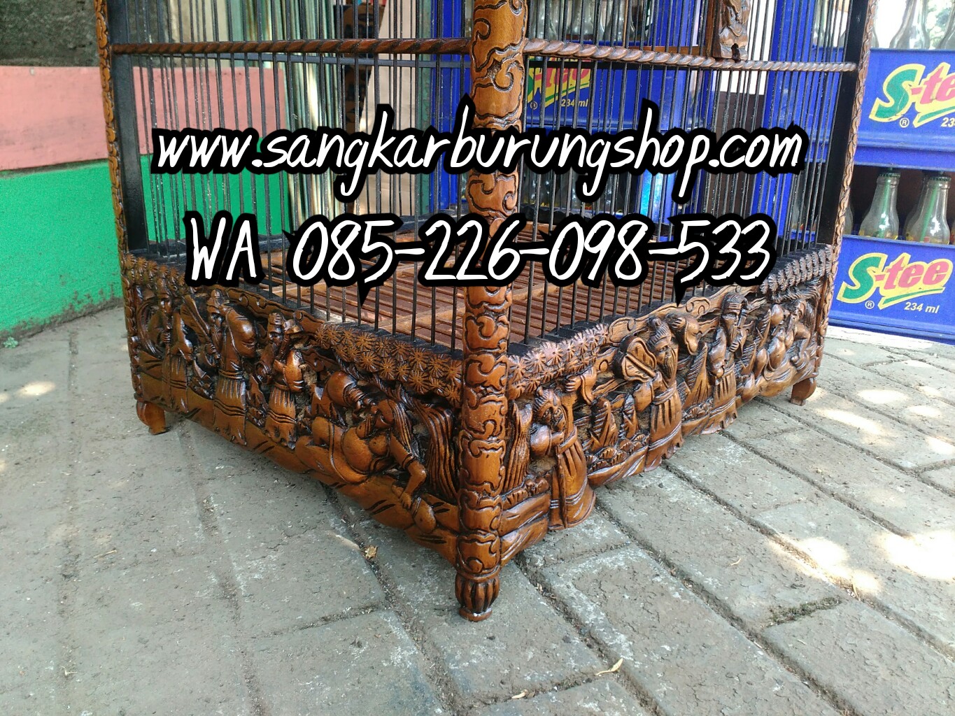 Sangkar Ukir Dewa 3D