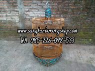 Sangkar Burung Murai Ukir Kelelawar