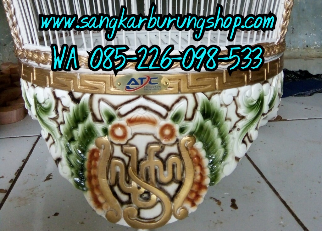 Sangkar Ukir Perkutut 3D