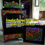 Sangkar Perkutut Ukir Naga Jepara