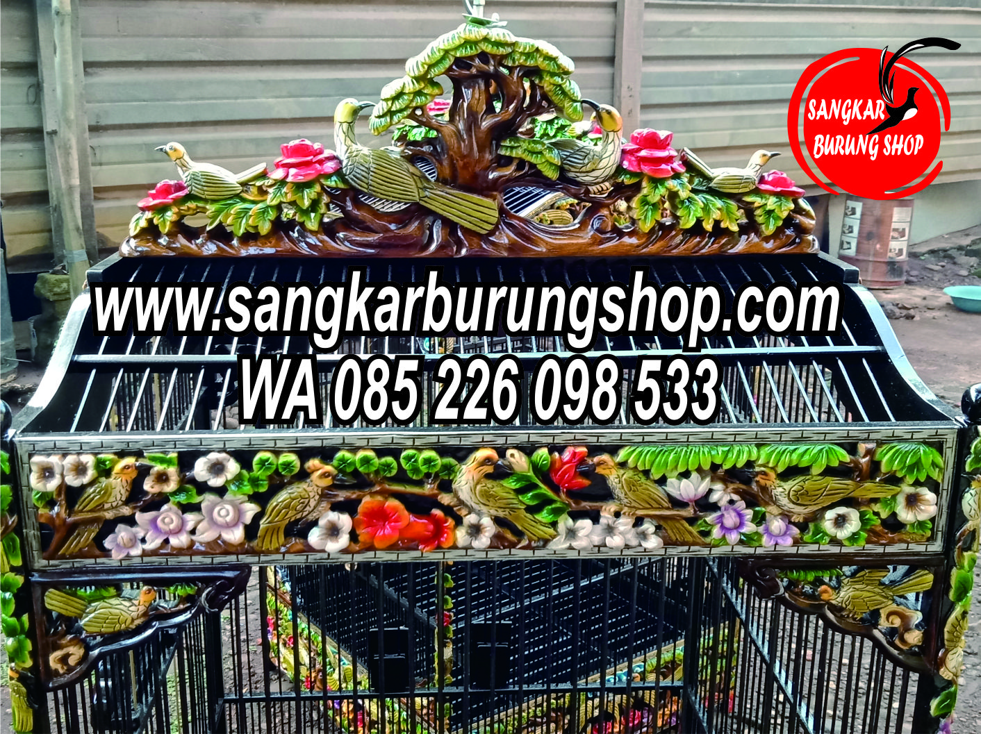 Sangkar Ukir Burung Cucak Rowo