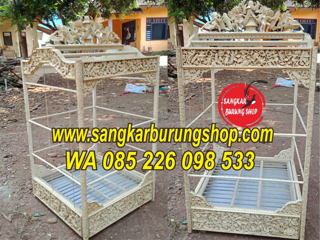 Sangkar Cungkok Motif Dayak
