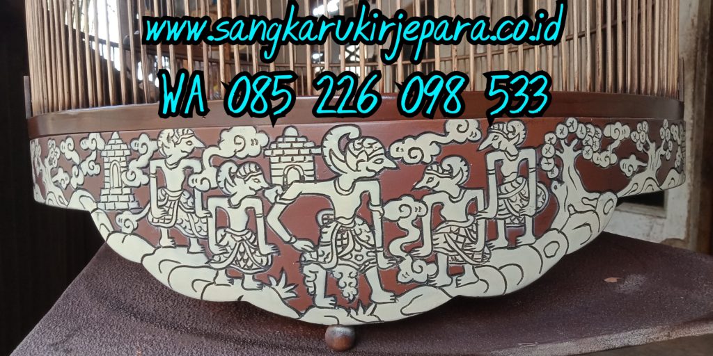 Jual Sangkar Murai Ukir Wayang