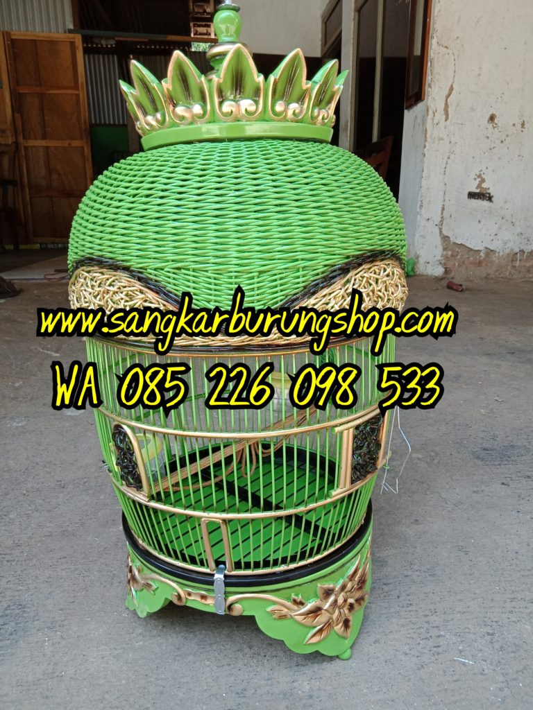 Jual Sangkar Perkutut Rotan Hijau