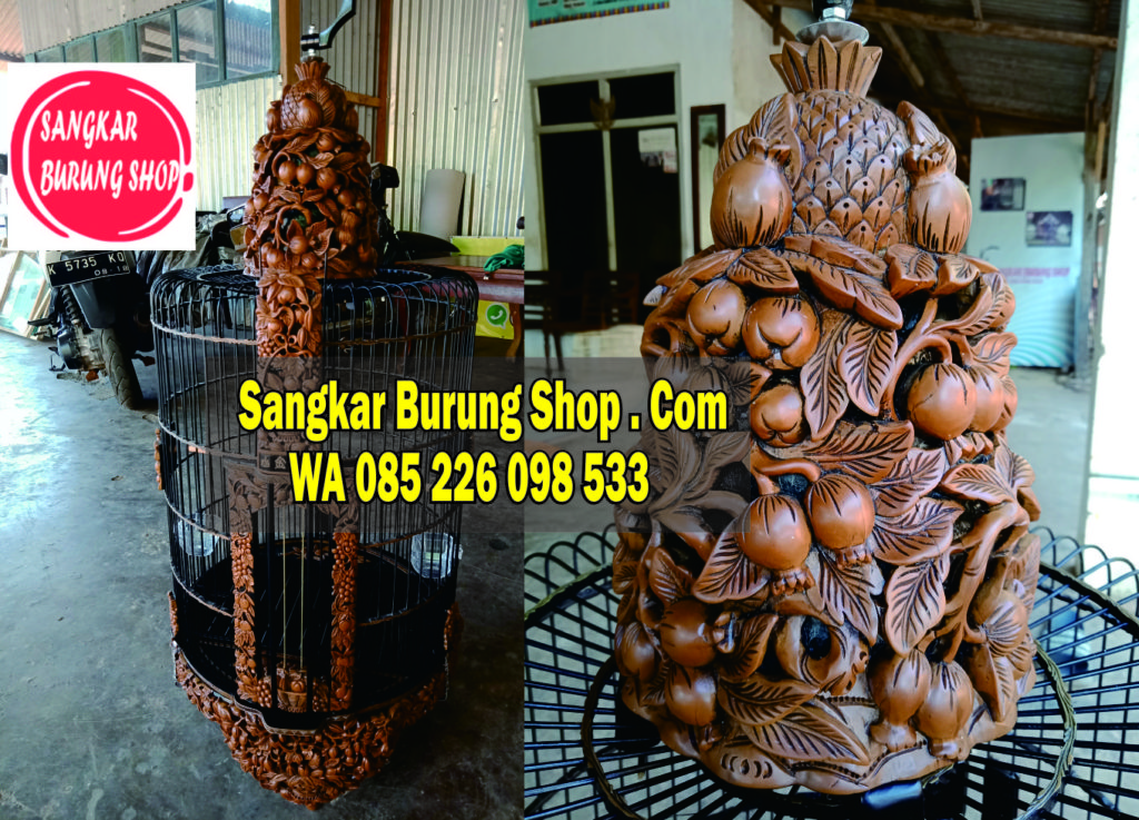 Jual Sangkar Ukir Cungkok Anis