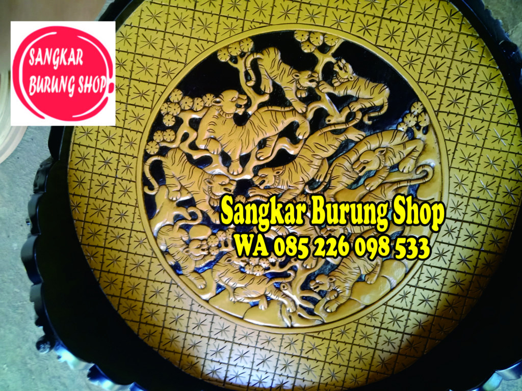 Sangkar Murai Ukir Macan Harimau