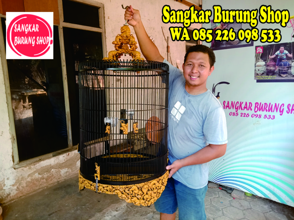 Sangkar Ukir Cungkok Murai Batu