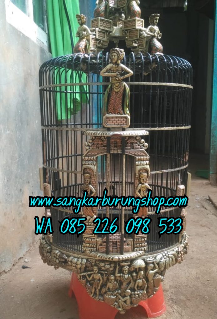 Jual Sangkar Ukir Anis Merah