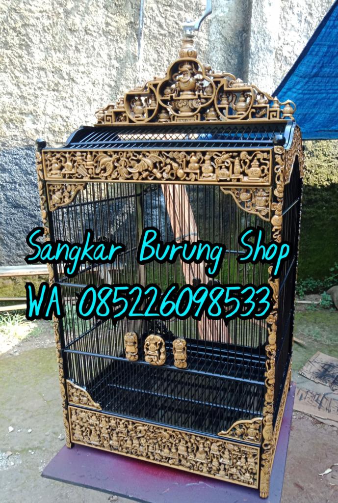 Sangkar Ukir Cungkok Teko