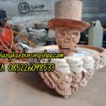 Tebok Love Bird Ukir Tengkorak