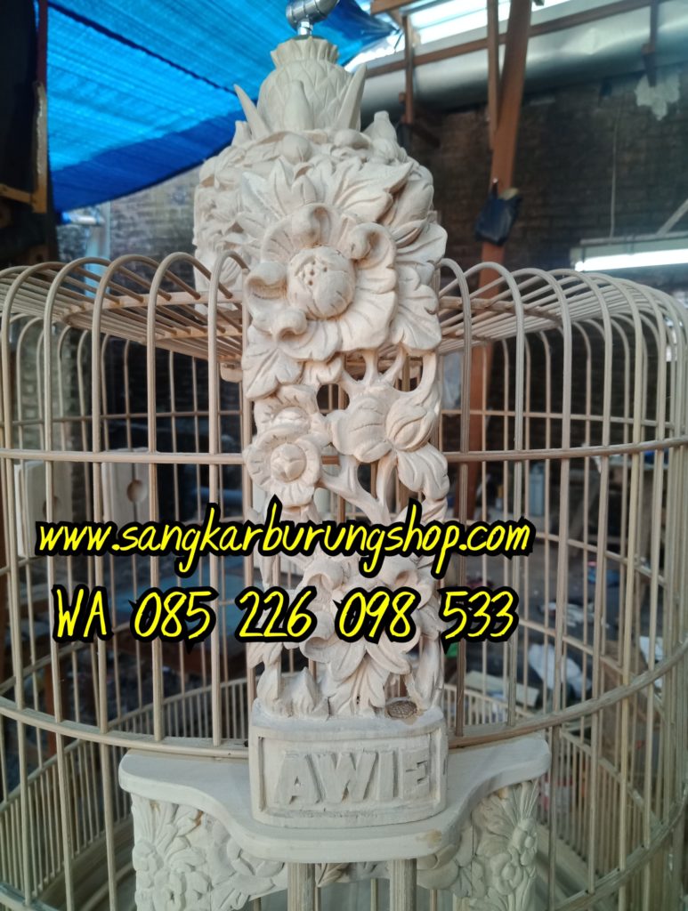 Sangkar Anis Merah Ukir Jepara