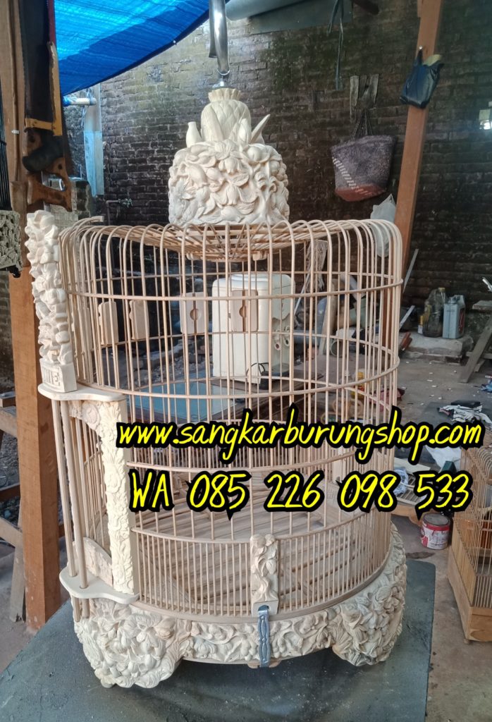 Sangkar Anis Merah Ukir Jepara