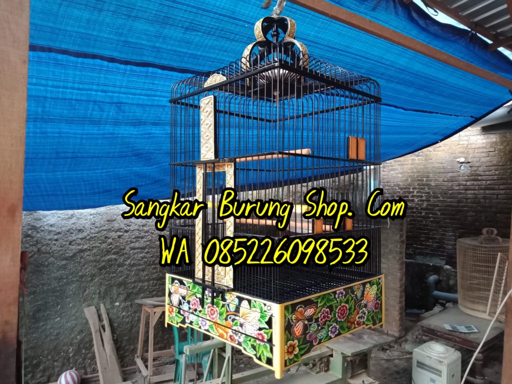 Sangkar Anis Merah Ukir Jepara