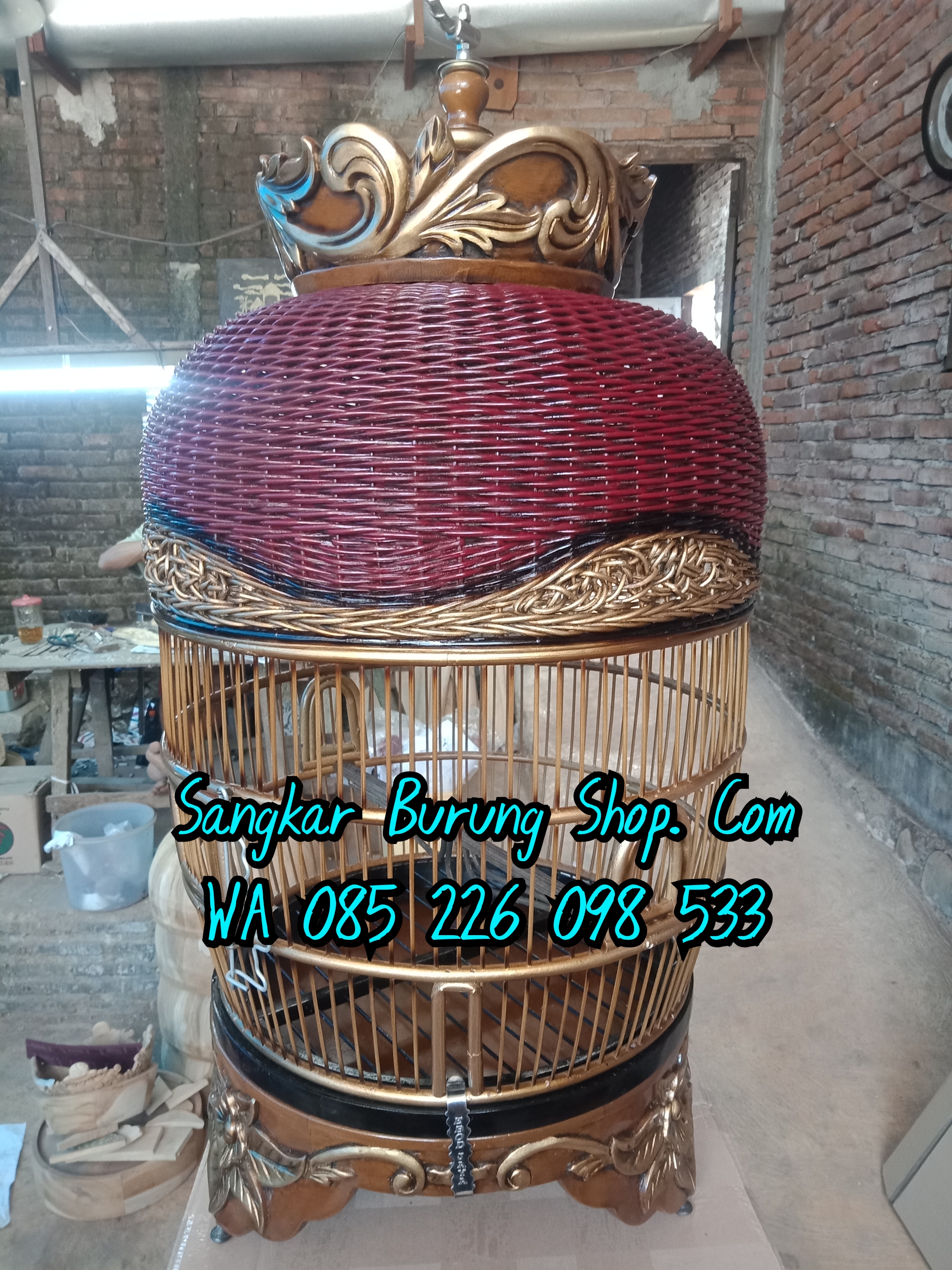 Jual sangkar perkutut Rotan