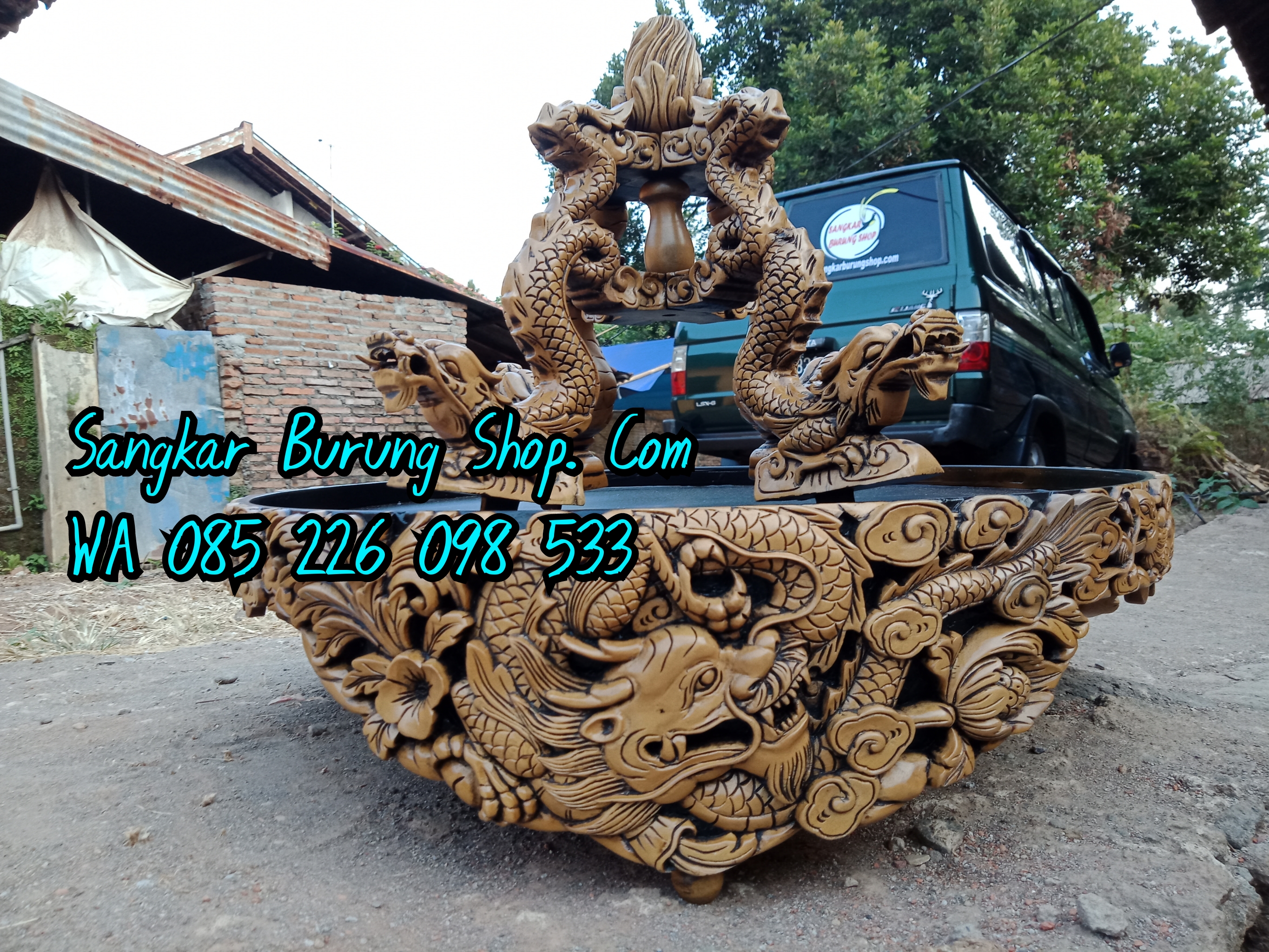 Sangkar Murai Ukir Naga Jepara