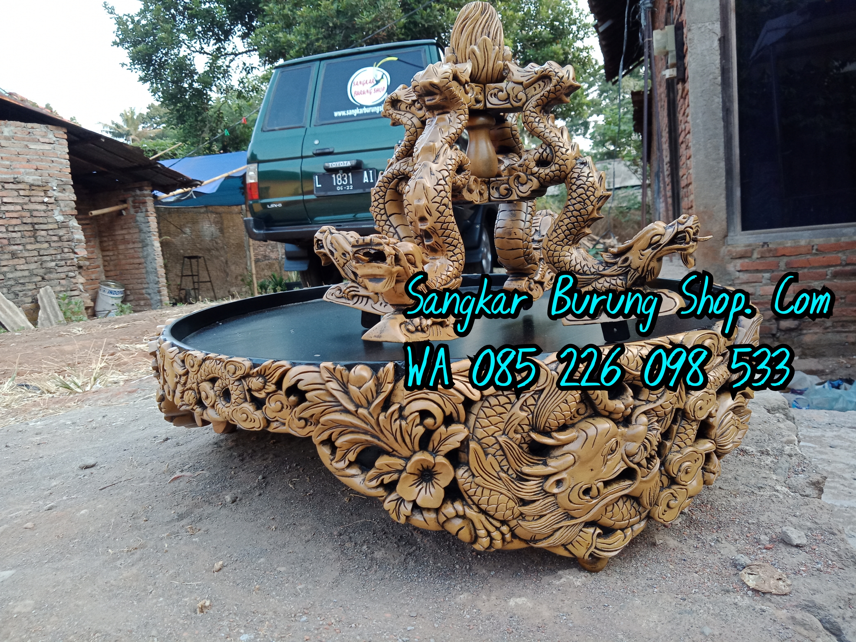 Sangkar Murai Ukir Naga Jepara