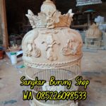 Sangkar perkutut ukir jepara