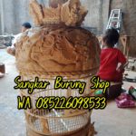 Sangkar perkutut ukir kayu jati