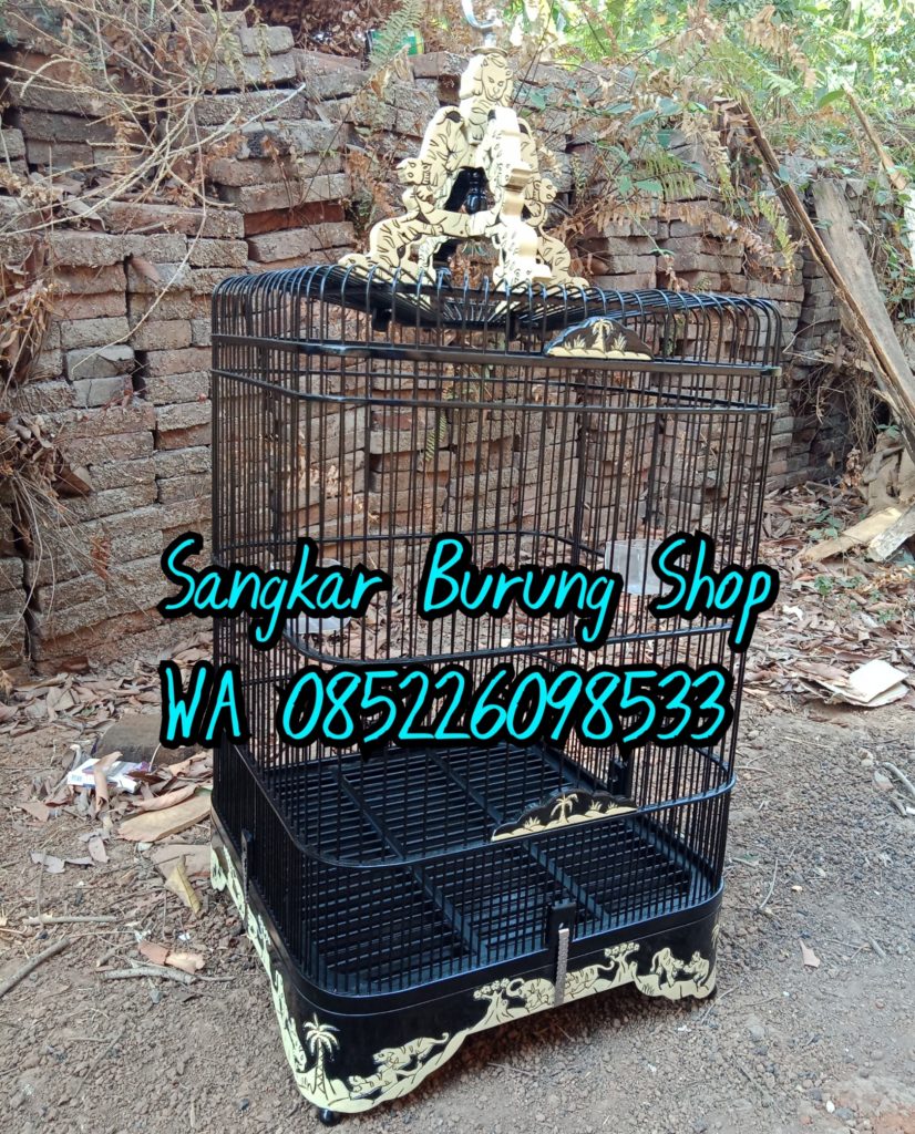 jual sangkar ukir tanpa tiang