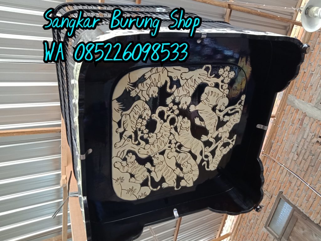 sangkar ukir macan harimau