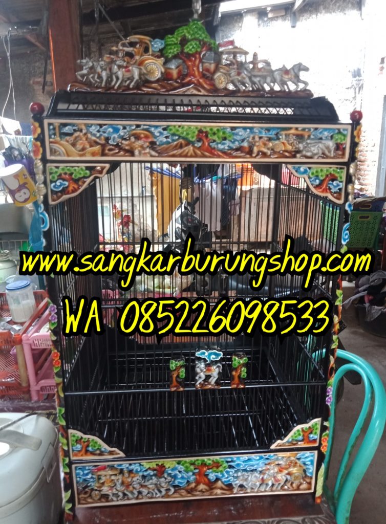 Sangkar Ukir kreta mahabharata