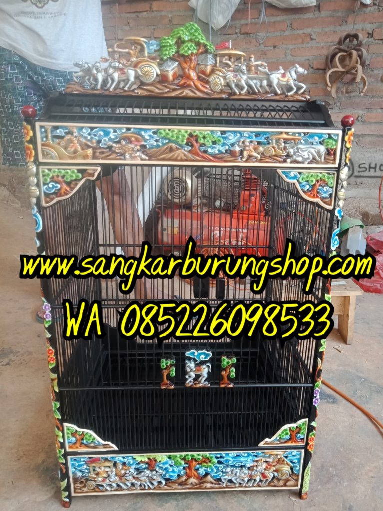 Sangkar Ukir kreta mahabharata