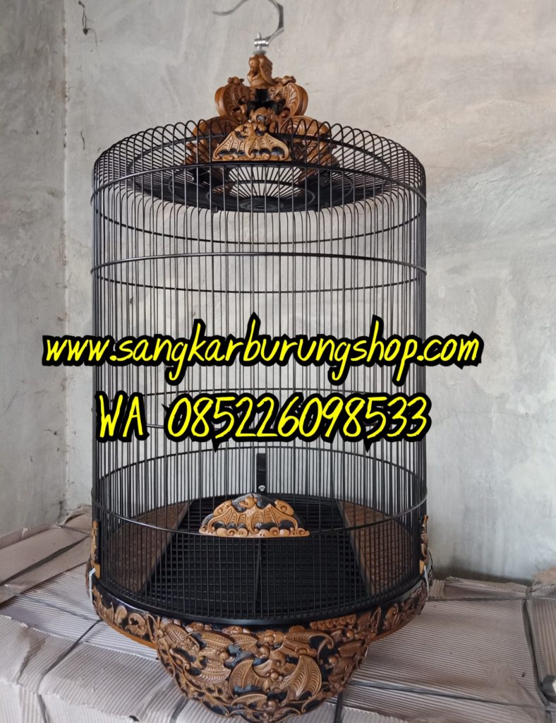 Sangkar Murai Ukir Kelelawar