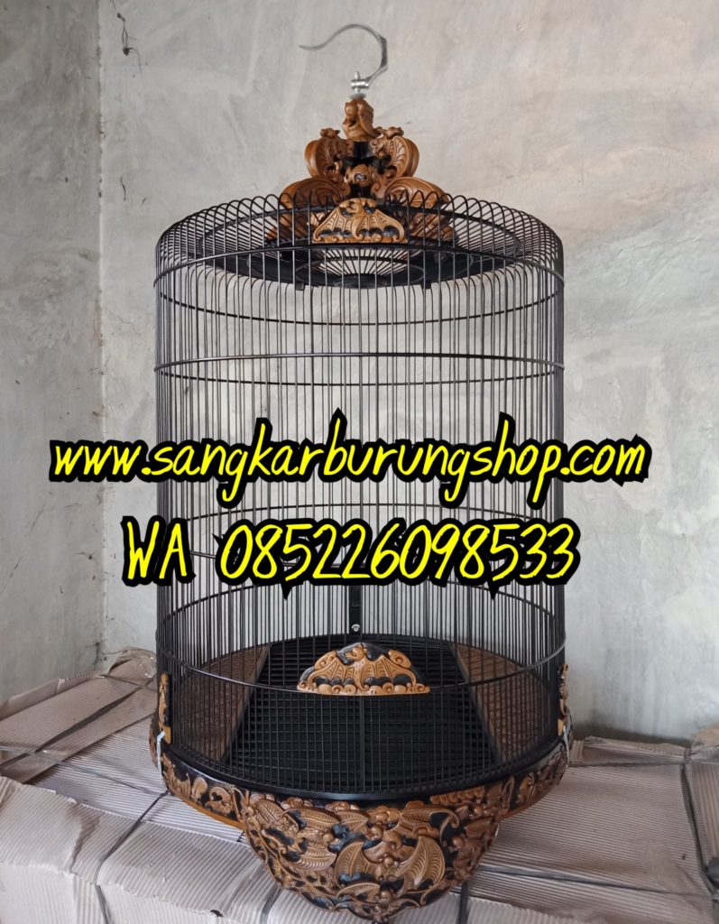 Sangkar Murai Ukir Kelelawar