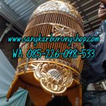 Pengrajin sangkar perkutut ukir jepara