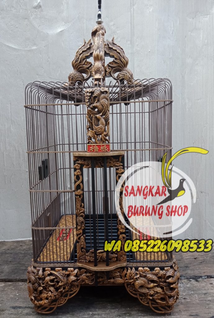 sangkar cungkok tanpa tiang