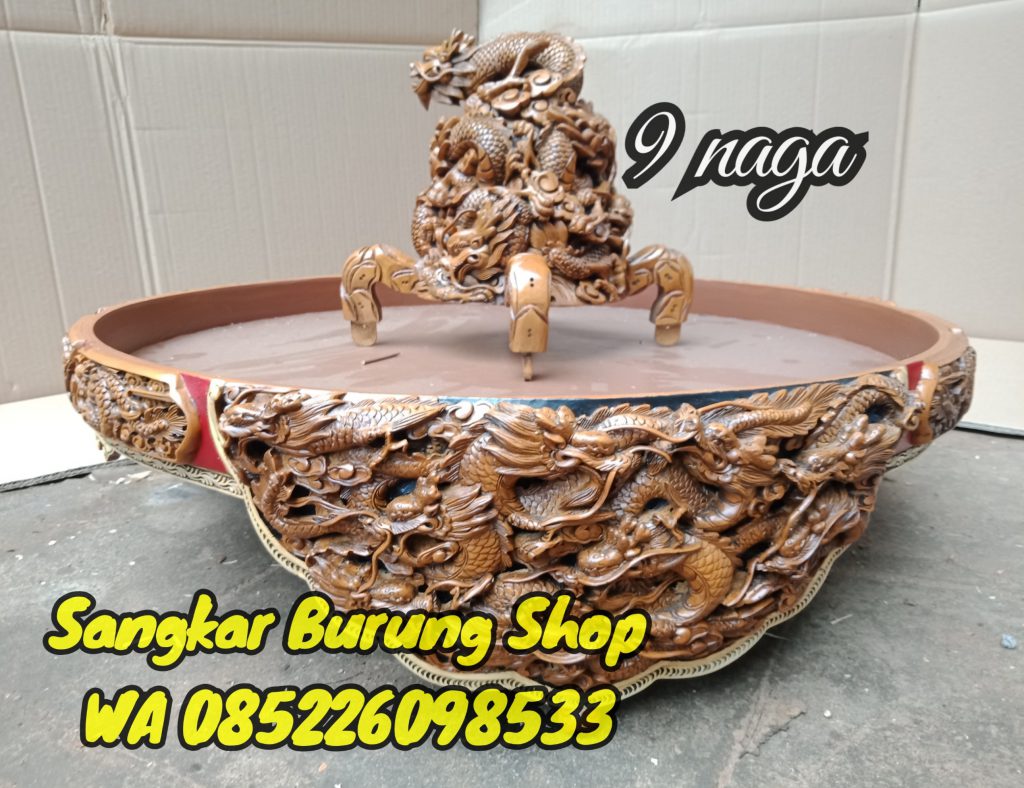 Sangkar Murai Ukir 9 Naga
