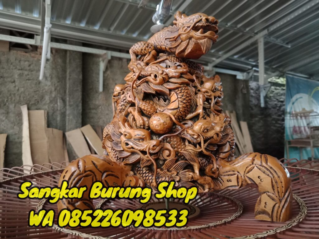 Jual Sangkar Ukir Murai 9 Naga