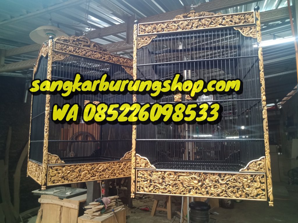 Sangkar Cucak Rowo Ukir Jepara