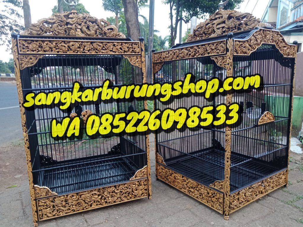 Sangkar Cucak Rowo Ukir Jepara