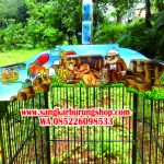 Sangkar Burung Ukir Jepara Motif Monyet Cukit Kotak