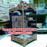 Sangkar Ukir Kacer Motif Prajurit